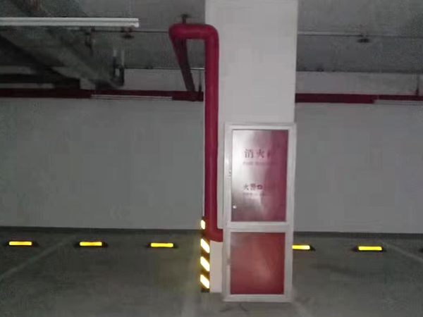 停車場(chǎng)消火栓安裝案例